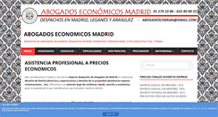 Desktop Screenshot of abogadoseconomicosmadrid.com